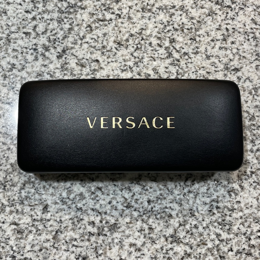 Authentic Versace Hard Eyeglasses Case